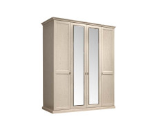 Четырехстворчатый шкаф для одежды с зеркалом Венеция ВНШ1/4 (дуб седан) Четырехстворчатый шкаф для одежды с зеркалом Венеция ВНШ1/4 (дуб седан)